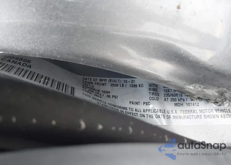 2021 Chrysler Pacifica Touring L z USA, uszkodzony, nr VIN 2C4RC1BG6MR559806